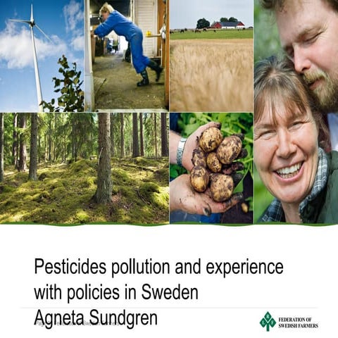 1.2 Pesticides Pollution and Experience with Policies in Sweden - Agenta Sund...