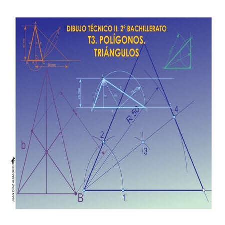 TRIÁNGULOS II. DIBUJO TÉCNICO 2º BACHILLERATO