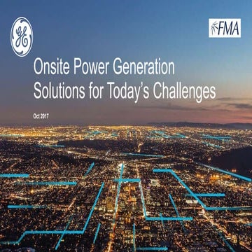 GE Distributed Power - On Site Energy Solutions For Commercial And Industrial Users