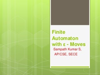1.4. finite automaton with ε moves