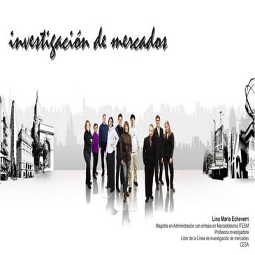 Diseño de la investigación de mercados