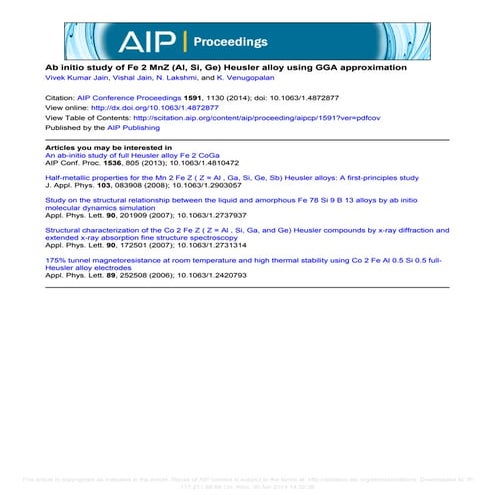 Ab intio study of Fe2MnZ