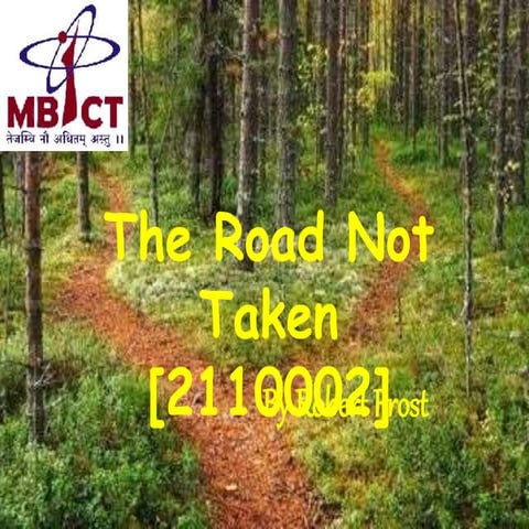 The road not taken