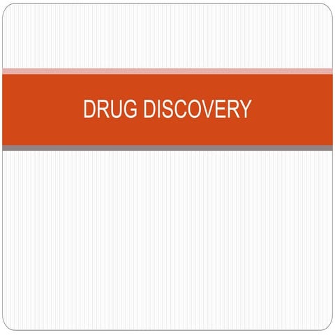 Drug discovery