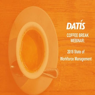 2018 State of Workforce Management Survey Results