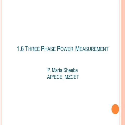 1.6 three phase power measurement