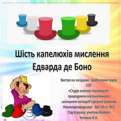    Капелюхи де Боно