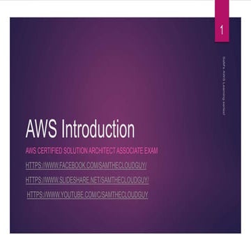 AWS tutorial-Part1:Introduction 2018
