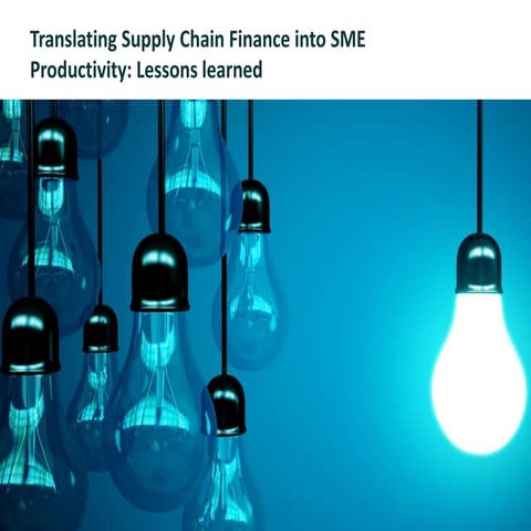 Blome - Translating supply chain finance into SME productivity