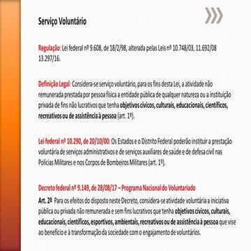 Módulo 1 - O Trabalho Voluntário | PDF