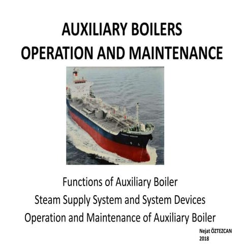 Auxiliary Boilers 
