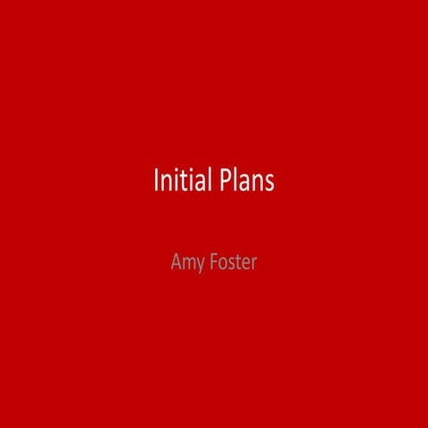 1. fmp inital plans | PPTX