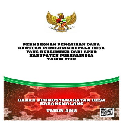 PERMOHONAN PENCAIRAN DANA PILKADES YANG BERSUMBER DARI APBD KAB. PURBALINGGA ...