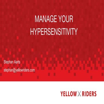 Manage Your Hypersensitivity