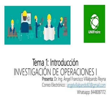 1. investigacion de operaciones   introduccion p1