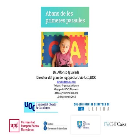 Abans de les primeres paraules | PDF
