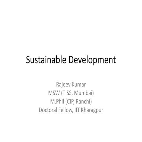 1.3 sustainable development | PPTX