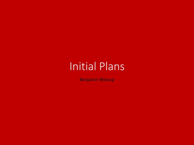 1. initial plans mv 2018