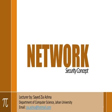 Network Security Ch 1