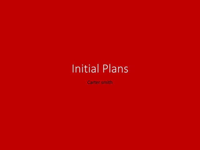 1. initial plans mv 2018