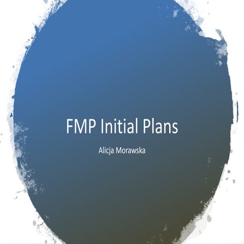 1. initial plans fmp f