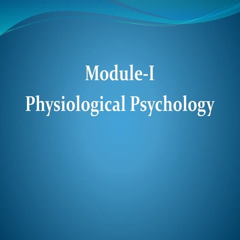 Physiological psychology
