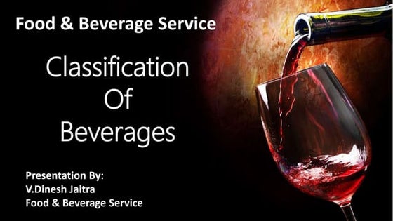 Beverage classification | PPT