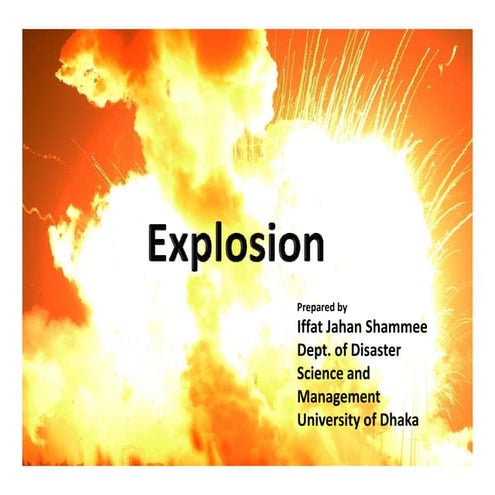 Details on Chemical Explosion | PDF | First Aid | Injuries