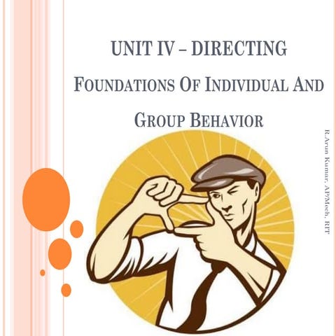 1. foundations of individual and group behavior