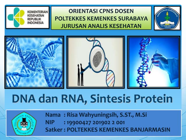 Materi Genetik (DNA & RNA) | PPTX