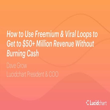 How to Use Freemium & Viral Loops to Get to $50+ Million Revenue Without Burn...