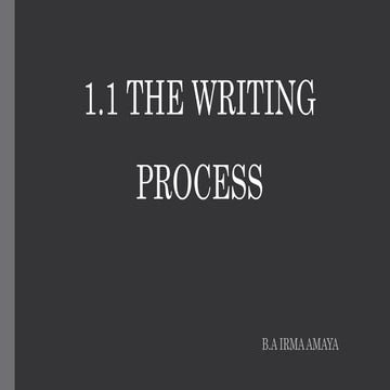 Writing workshop overview | PPTX