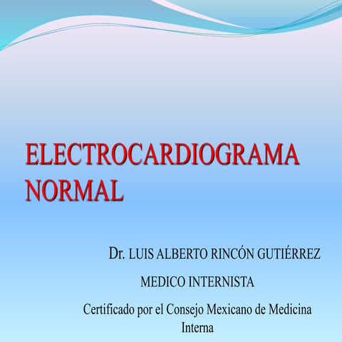 electrocardiograma normal