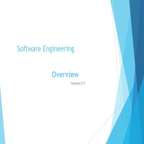 overview introduction to Software Engineering | PPT