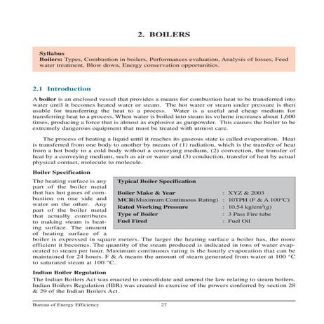 Boilers and its types systems and boilers water treatment 