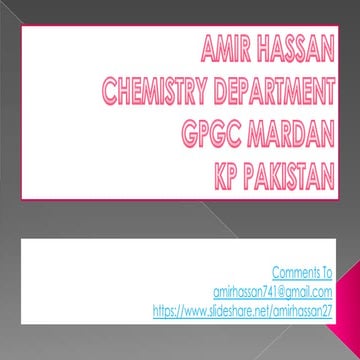 Chemistry of Natural Products