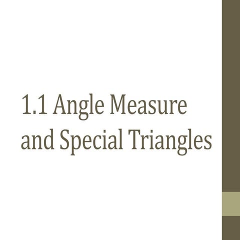 Special Right Triangles | PPT