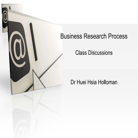 1.1 business research class discussions