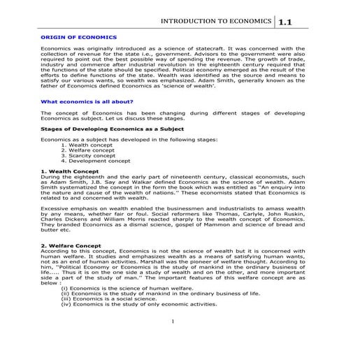 1.1 introduction to economics