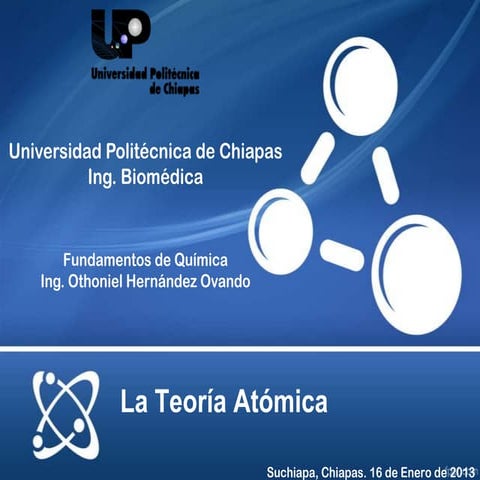La Teoria Atomica