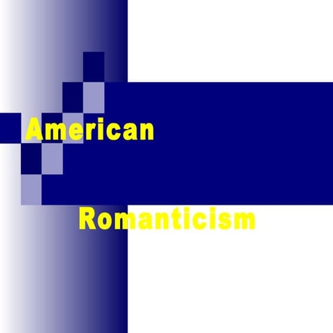 1 2-1 american romanticism background
