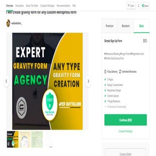 I will create gravity form for any custom wordpress form | PPT