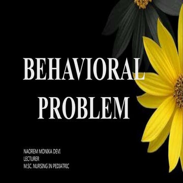 behavioral problem in children
