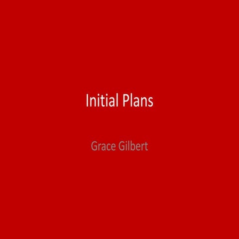 1. fmp initial plans | PPTX