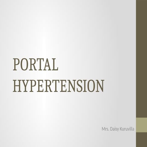 1. portal hypertension converted
