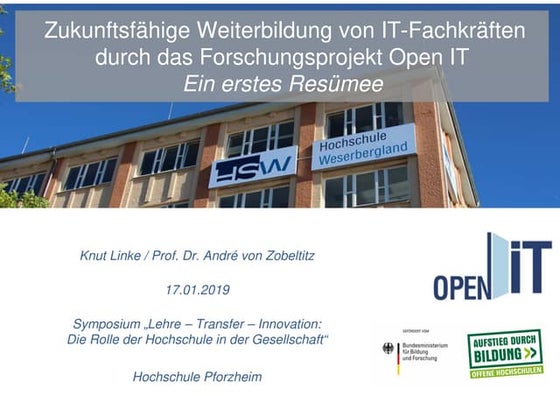 Zukunftsfähige Weiterbildung von IT-Fachkräften