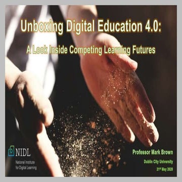Unboxing Digital Education 4.0: A Look Inside Competing Learning Futures