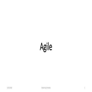 Agile Concepts