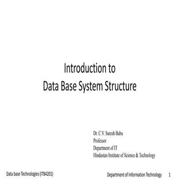Database system structure | PPT