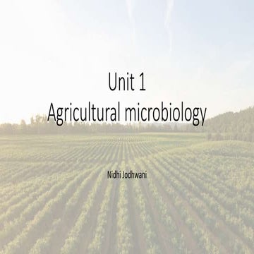  history and development of agri micro